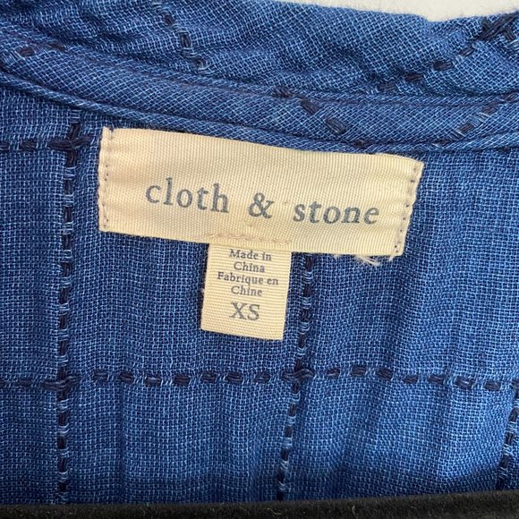 Anthropologie Cloth & Stone Denim Tunic Dress - Picture 4 of 6